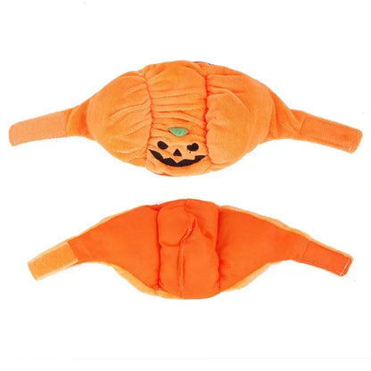 Halloween Pet Pumpkin Hat – Cat & Dog Costume Headgear for Small, Medium & Large Dogs
