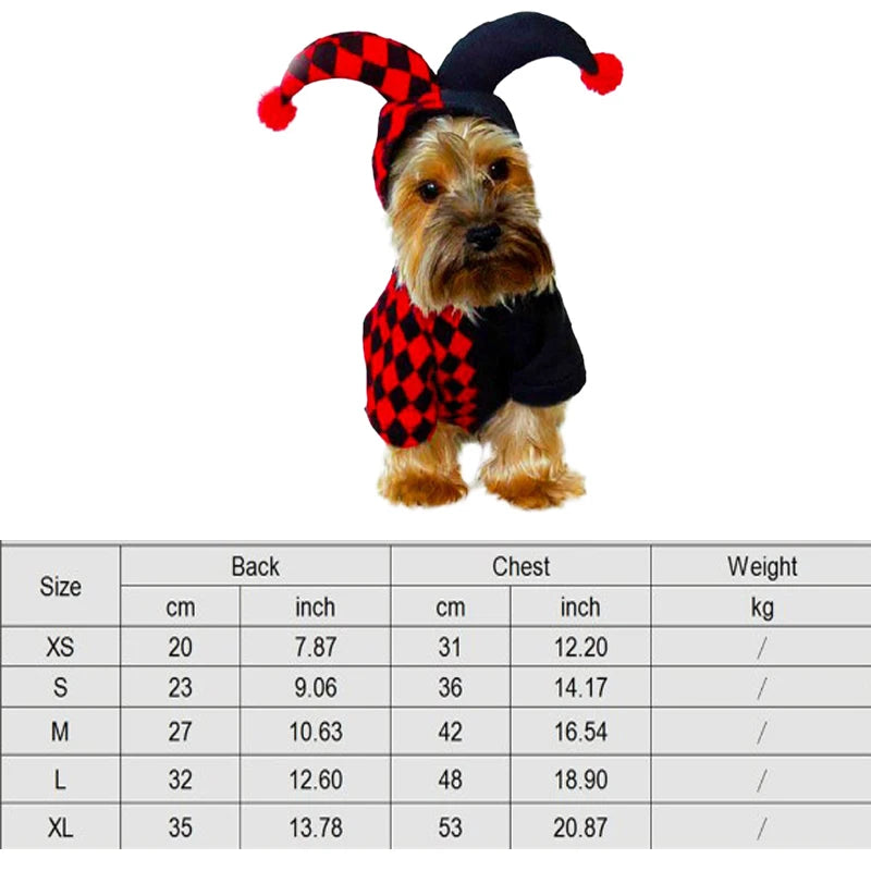 Funny Pet Cosplay Costume – Halloween & Christmas Outfit for Cats & Dogs