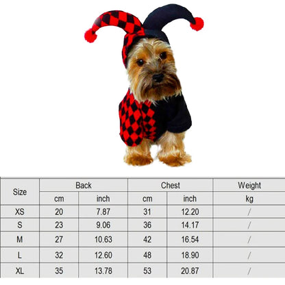 Funny Pet Cosplay Costume – Halloween & Christmas Outfit for Cats & Dogs