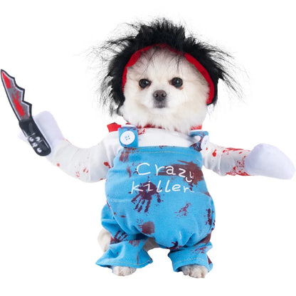 Halloween Dog & Cat Costume – Funny Small Dog Jacket & Creative Pet Outfit