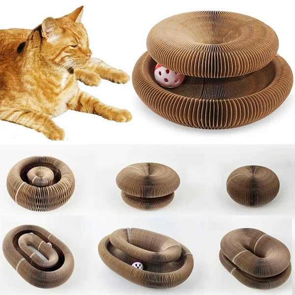 ScratchSphere™ Foldable Cat Play Board