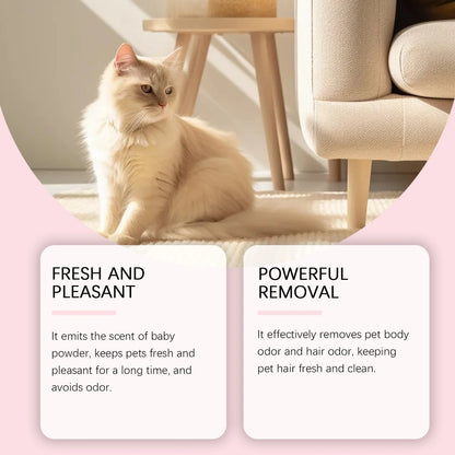 Deodorizing Dog & Cat Spray – Natural Odor Remover & Long-Lasting Cologne