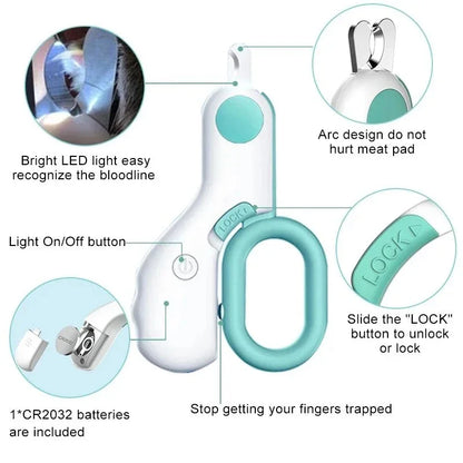 PawGleam™ LED Pet Nail Clipper