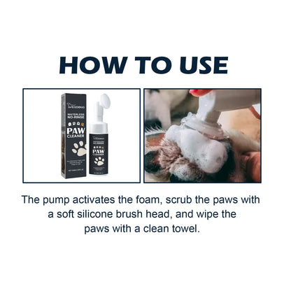 YEGBONG Pet Paw Cleaner Foam – Rinse-Free, Waterless Paw & Claw Care for Dogs & Cats