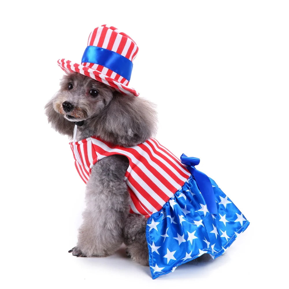 Halloween & Christmas Pet Costume – Cat & Dog Cosplay Dress-Up Outfit