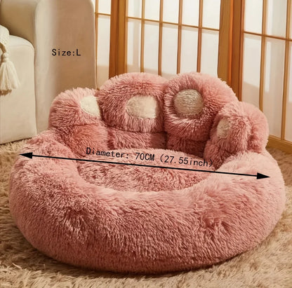 Cozy Large Pet Bed - Soft, Plush, Warm, and Long Kennel for Small, Medium, and Large Dogs,Winter Sleeping Sofa for Animals