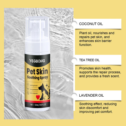 YEGBONG Pet Skin Treatment Spray – Anti-Itch & Soothing Care for Dogs & Cats