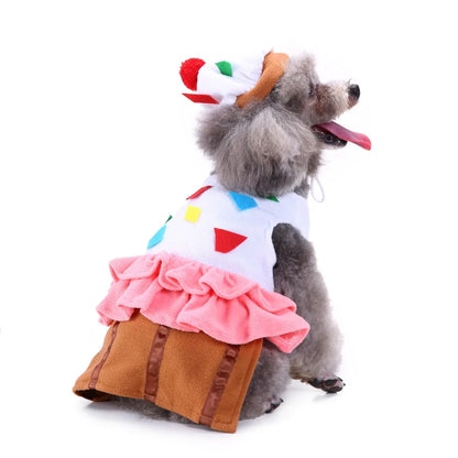 Halloween & Christmas Pet Costume – Cat & Dog Cosplay Dress-Up Outfit
