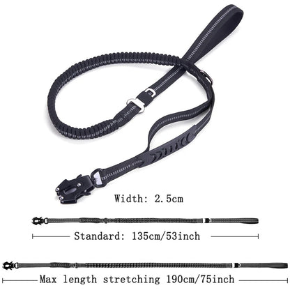 Military-Grade Tactical Dog Collar with Handle Heavy Duty Collar for Medium and Large Dogs Provides Ultimate Control