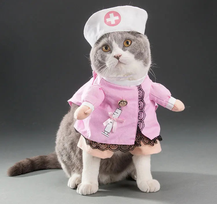 Pet Costume Clothes Suit for Cats & Dogs – Cute Cosplay Outfits for Halloween, Christmas & Parties