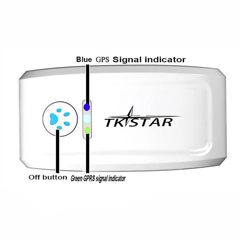 TK-STAR TK909 GPS Pet Tracker – GSM SMS GPRS Tracker with Free App