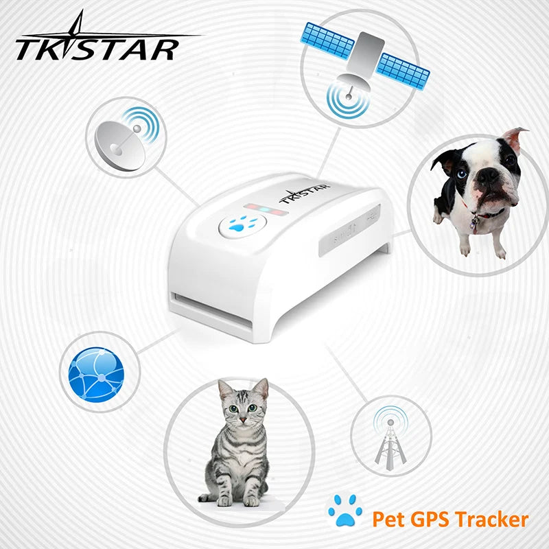 TK-STAR TK909 GPS Pet Tracker – GSM SMS GPRS Tracker with Free App